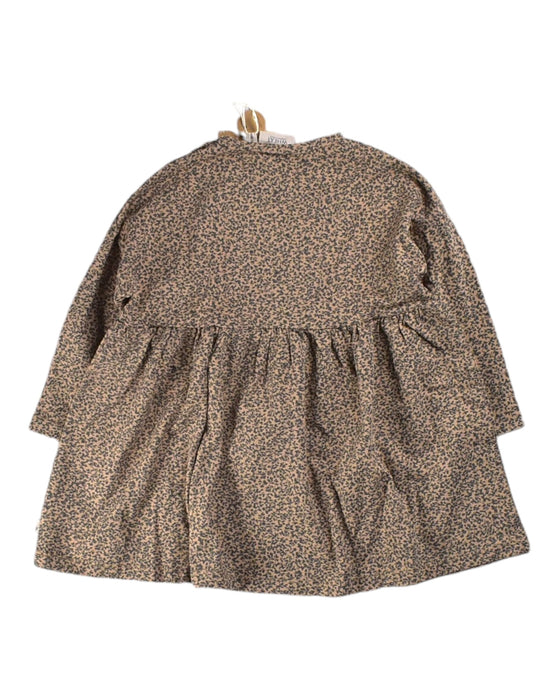 A Brown Long Sleeve Dresses from Wheat in size 2T for girl. (Back View)