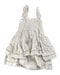 A White Sleeveless Dresses from Noralee in size 2T for girl. (Back View)