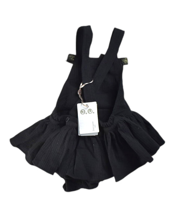 A Black Sleeveless Dresses from Jose Varon in size 3T for girl. (Back View)