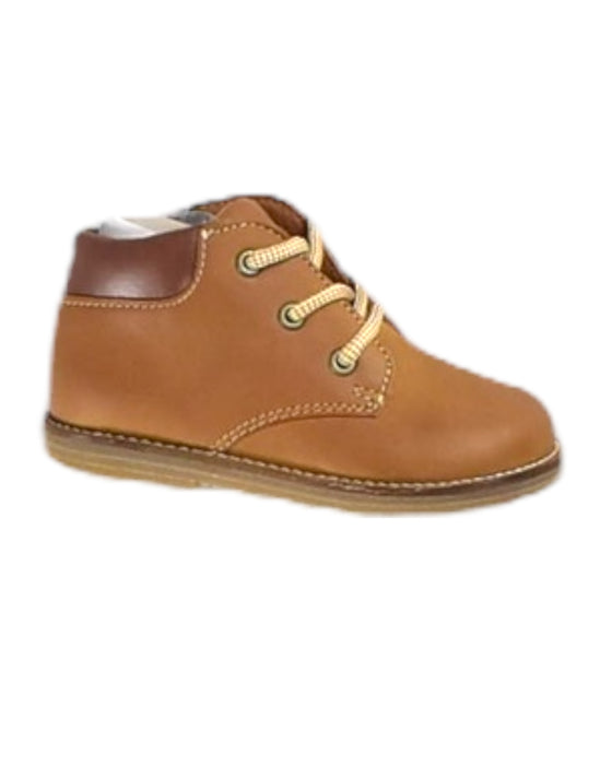 A Brown Casual Boots from Jamie Kay in size 18-24M for boy. (Front View)