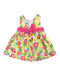 A Multicolour Sleeveless Dresses from Retykle in size 12-18M for girl. (Back View)
