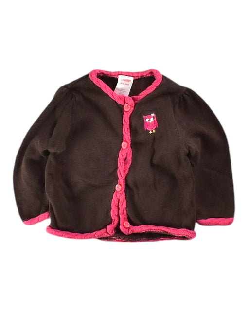 A Brown Cardigans from Retykle in size 6-12M for girl. (Front View)