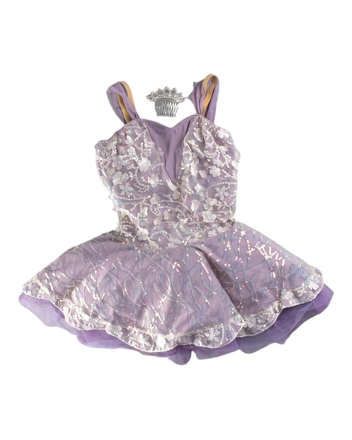 A Pink Halloween Costumes from Revolution Dancewear in size 10Y for girl. (Front View)