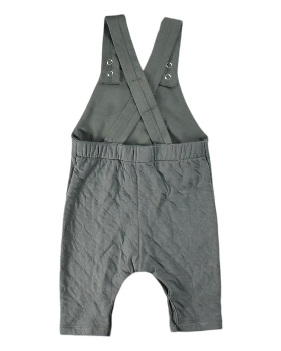 A Grey Long Overalls from Petit Bateau in size 3-6M for boy. (Back View)