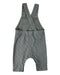 A Grey Long Overalls from Petit Bateau in size 3-6M for boy. (Back View)