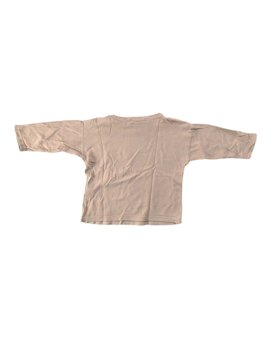A Brown Long Sleeve Tops from Bobo Choses in size 3-6M for girl. (Back View)