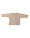 A Brown Long Sleeve Tops from Bobo Choses in size 3-6M for girl. (Back View)