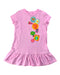 A Pink Short Sleeve Dresses from Ralph Lauren in size 12-18M for girl. (Front View)