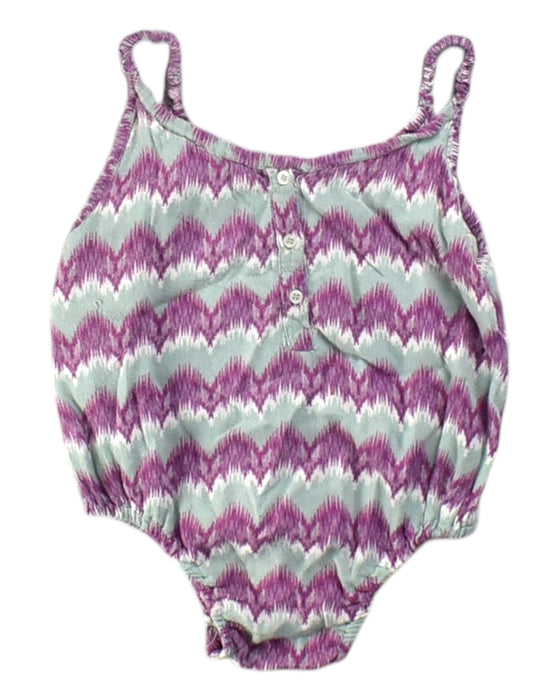 A Grey Sleeveless Bodysuits from Nicoli in size 12-18M for girl. (Back View)