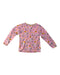 A Pink Long Sleeve Tops from Smafolk in size 5T for girl. (Front View)