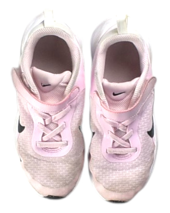 A Pink Sneakers from Nike in size 6T for girl. (Back View)