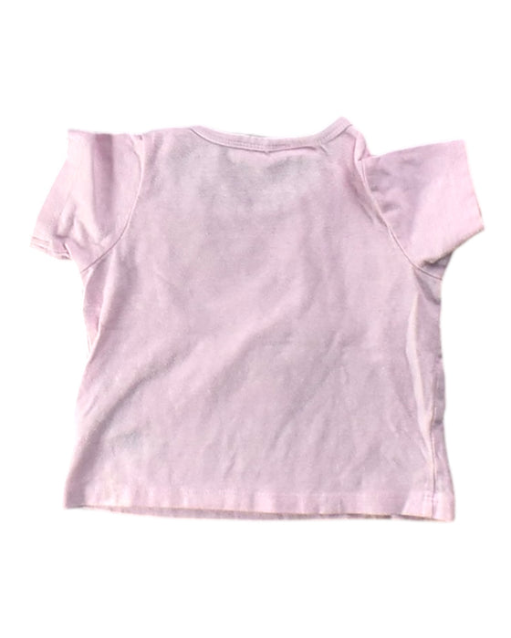 A Pink Short Sleeve T Shirts from Peter Alexander in size 3-6M for girl. (Back View)