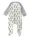 A White Long Sleeve Jumpsuits from Nest Designs in size 6-12M for boy. (Back View)