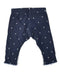 A Blue Sweatpants from Petit Bateau in size 0-3M for boy. (Back View)