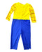 A Yellow Halloween Costumes from Retykle in size 4T for boy. (Back View)