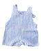 A Blue Sleeveless Rompers from Seed in size 0-3M for girl. (Back View)