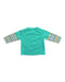 A Teal Long Sleeve Tops from La Compagnie des Petits in size 6-12M for boy. (Back View)