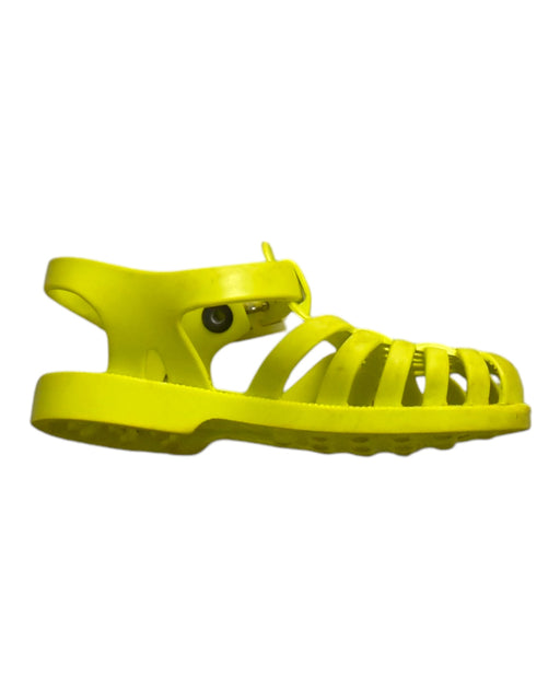 A Green Sandals from Meduse in size 3T for girl. (Front View)