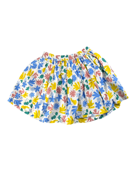 A White Short Skirts from Petit Bateau in size 6T for girl. (Back View)