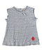 A White Sleeveless Tops from Piccalilly in size 6T for girl. (Front View)