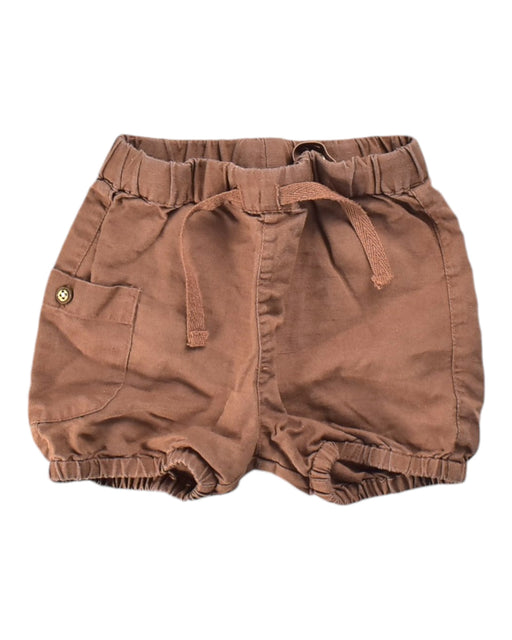 A Brown Shorts from Hust & Claire in size 6-12M for girl. (Front View)