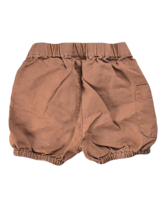 A Brown Shorts from Hust & Claire in size 6-12M for girl. (Back View)