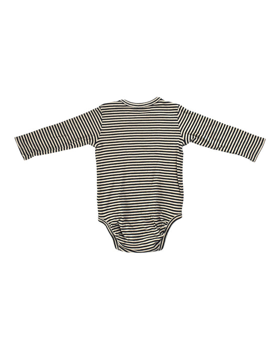 A Black Long Sleeve Bodysuits from Arket in size 6-12M for boy. (Back View)