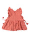A Orange Sleeveless Tops from Monoprix in size 4T for girl. (Back View)