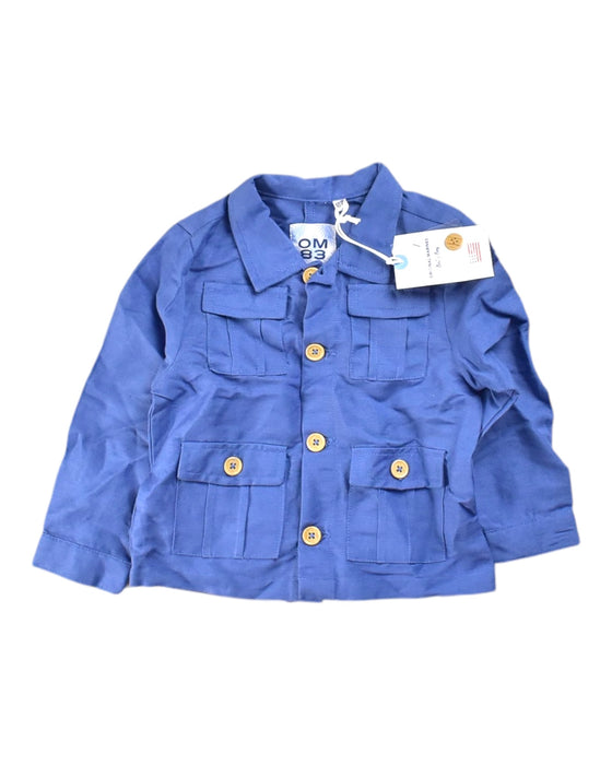 A Blue Coats from Original Marines in size 12-18M for boy. (Front View)