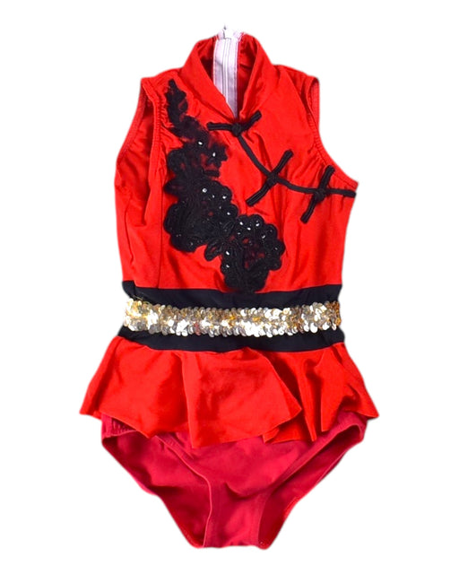 A Red Halloween Costumes from Sonata Dancewear in size 5T for girl. (Front View)