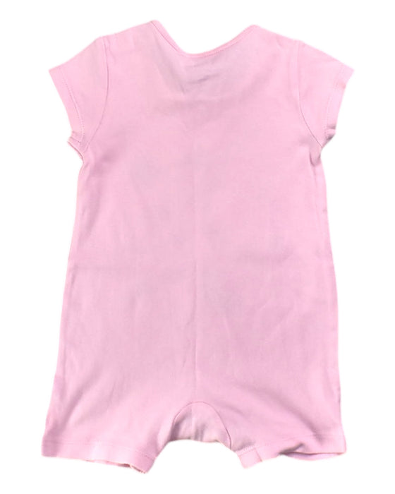 A Pink Short Sleeve Rompers from Mothercare in size 0-3M for girl. (Back View)