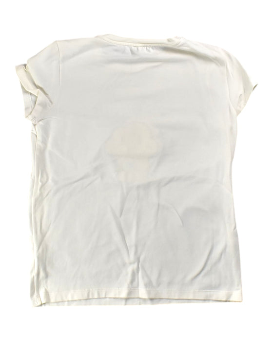 A White Short Sleeve T Shirts from Simonetta in size 12Y for girl. (Back View)