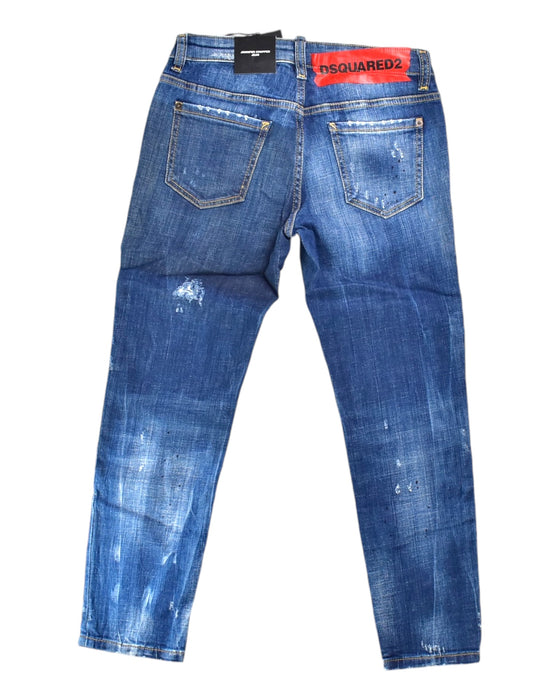 A Blue Jeans from DSquared2 in size 12Y for girl. (Back View)