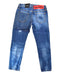A Blue Jeans from DSquared2 in size 12Y for girl. (Back View)