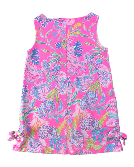 A Pink Sleeveless Dresses from Lilly Pulitzer in size XS for girl. (Back View)