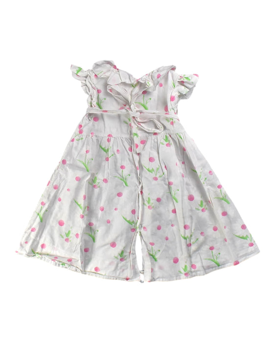 A White Sleeveless Dresses from Mayoral in size 18-24M for girl. (Back View)