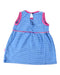 A Blue Sleeveless Dresses from Jojo Maman Bébé in size 6-12M for girl. (Back View)