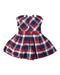 A Red Short Sleeve Dresses from Mayoral in size 3T for girl. (Back View)