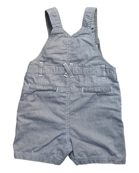 A Blue Overall Shorts from Chateau de Sable in size 6-12M for boy. (Back View)