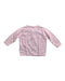 A Pink Cardigans from Purebaby in size 3-6M for girl. (Back View)