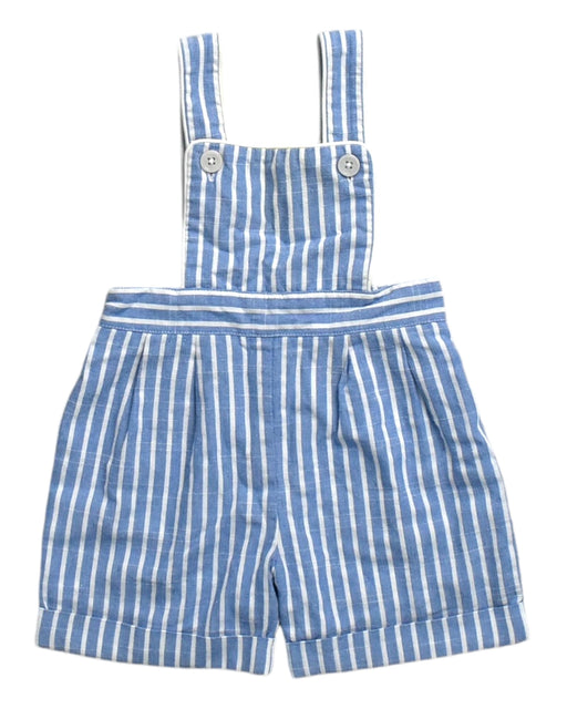 A Blue Overall Shorts from Rachel Riley in size 3-6M for boy. (Front View)