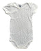 A White Short Sleeve Bodysuits from Petit Bateau in size 6-12M for neutral. (Front View)