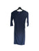 A Navy Long Sleeve Dresses from Seraphine in size XS for maternity. (Front View)