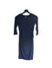 A Navy Long Sleeve Dresses from Seraphine in size XS for maternity. (Front View)