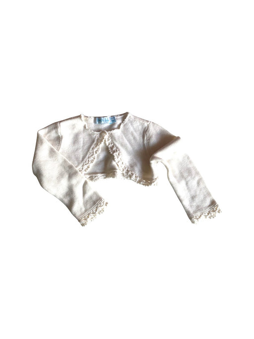 A White Cardigans from Abel & Lula in size 12-18M for girl. (Front View)