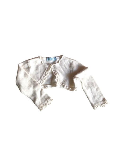 A White Cardigans from Abel & Lula in size 12-18M for girl. (Front View)