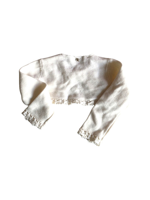A White Cardigans from Abel & Lula in size 12-18M for girl. (Back View)