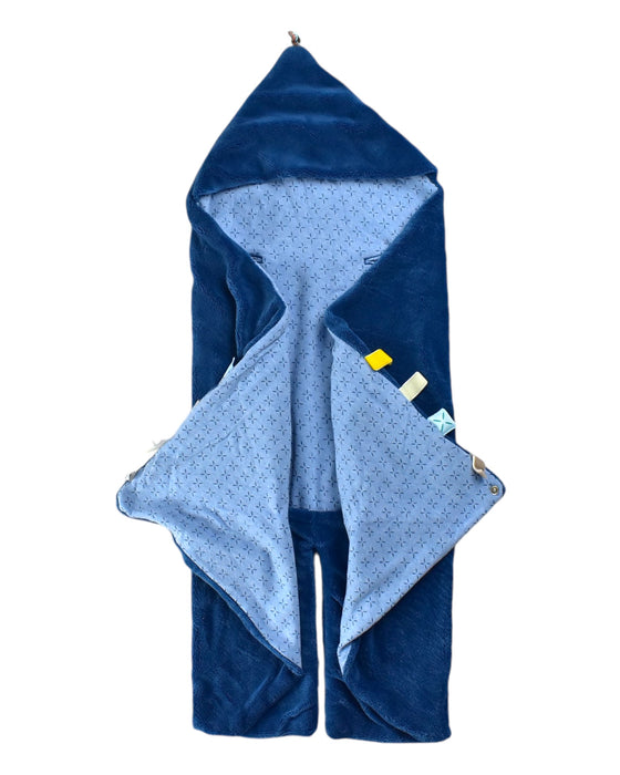 A Blue Blankets from Snooze Baby in size O/S for neutral. (Front View)