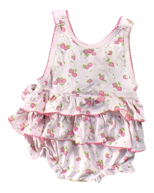 A Pink Sleeveless Rompers from Kissy Kissy in size 3-6M for girl. (Front View)