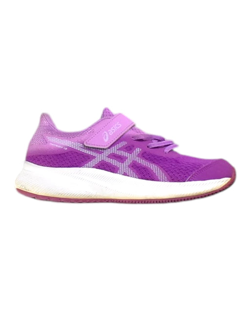 A Purple Sneakers from ASICS in size 11Y for girl. (Front View)
